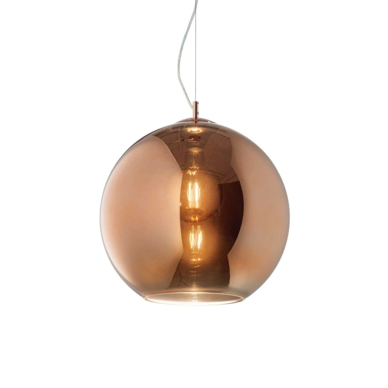 Lampada A Sospensione Nemo Sp1 D40 Rame Ideal-Lux