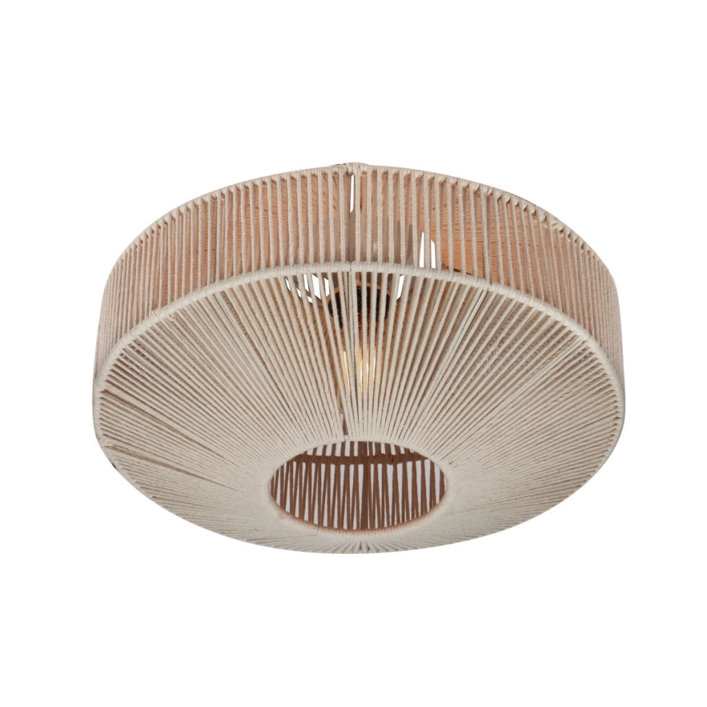 Plafoniera boho beige in cotone Ø46cm E27 Trio Svea