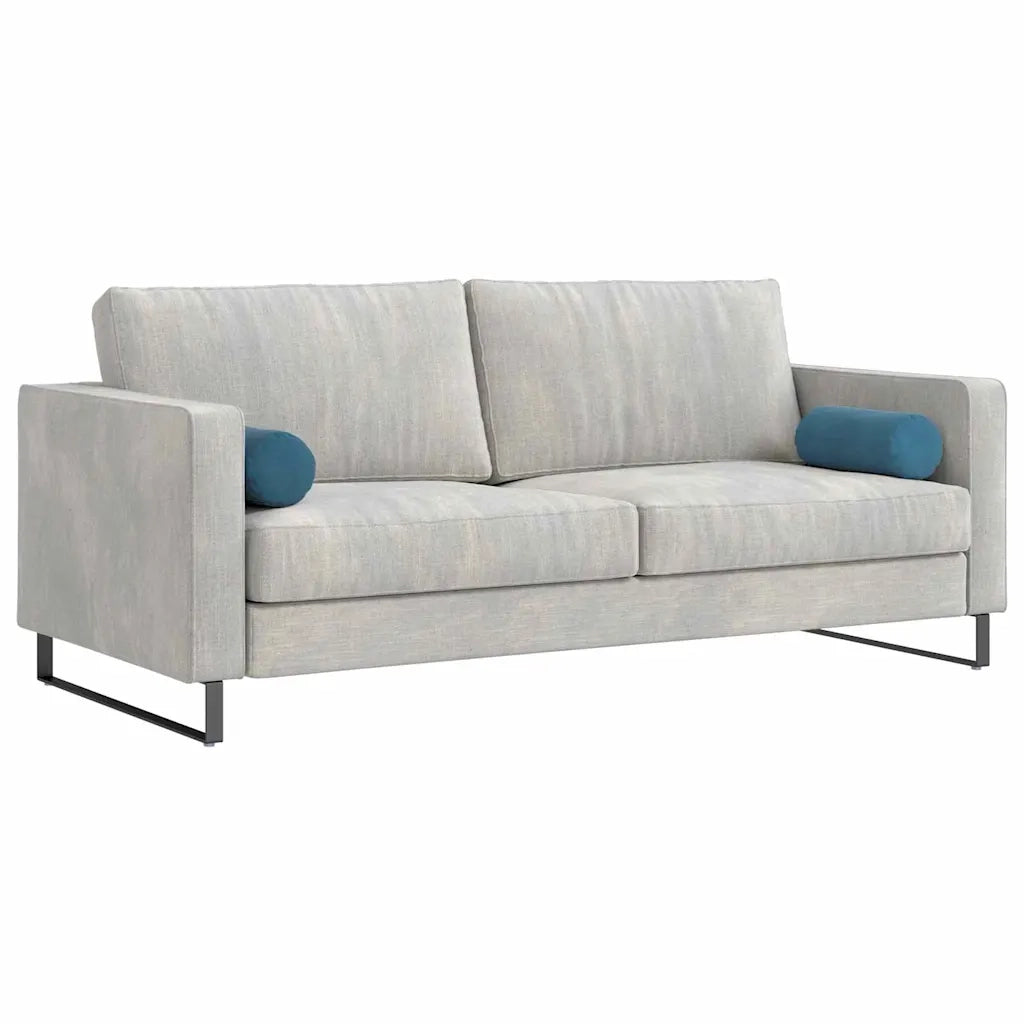 Cuscini a rullo 2 pz | Cuscini per sedie Blu ? 15 x 40 cm Tessuto in Cords