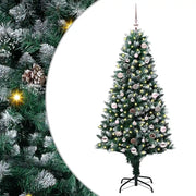 Albero di Natale artificiale con 150 LED Verde 150 cm 3396253