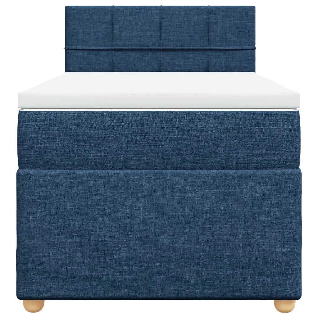 Giroletto a Molle con Materasso Blu 90x200 cm inTessuto 3286569