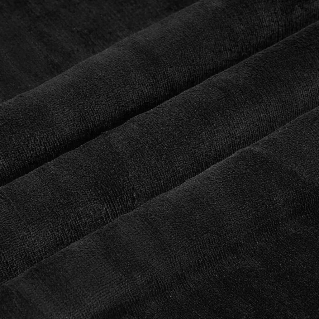 Coperta Nero 130 x 150 cm Panno