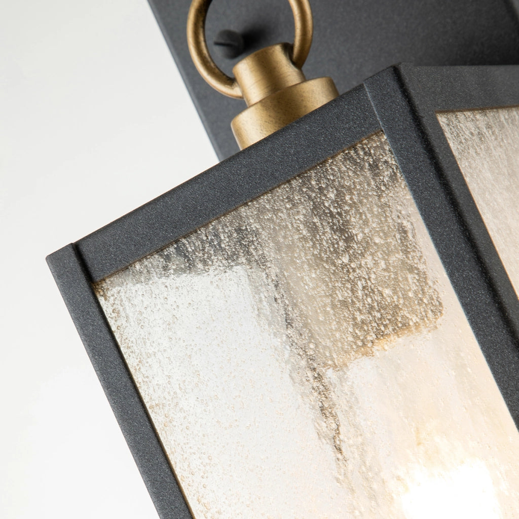 Applique esterna Lahden zinco anticato E27 60W Quintiesse