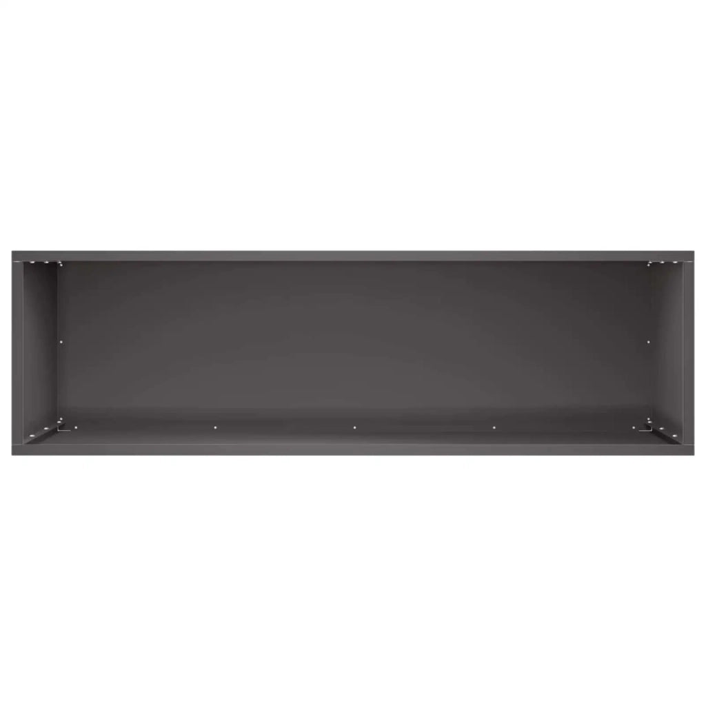 Vaso da giardino 2 pz Nero 100 x 30 x 50 cm 8005625
