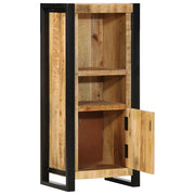 Mobiletto da Bagno 40x30x90 cm Legno Massello Mango Grezzo 4013609