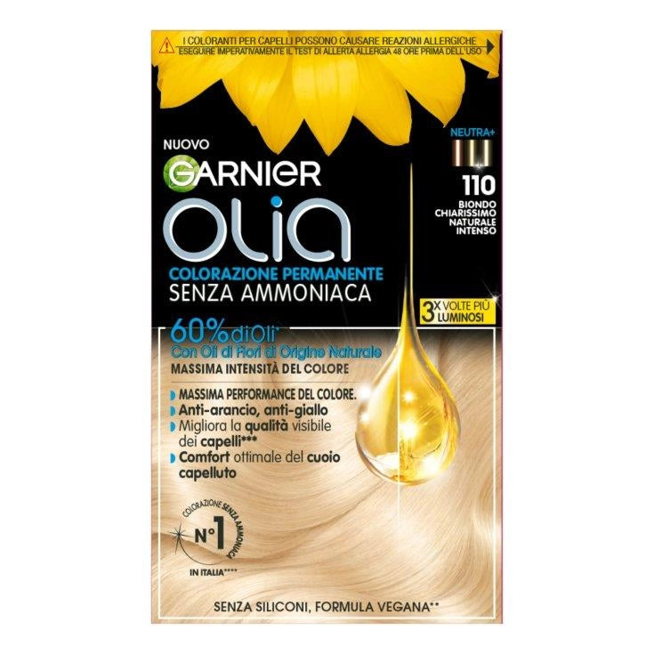 GARNIER OLIA TINTA CAPELLI 110 BIONDO CHIARISSIMO NATURALE INTENSO