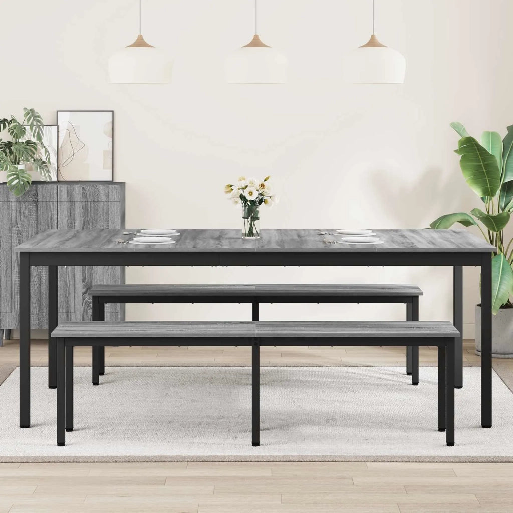 Tavoli da pranzo 2 pcs 200 x 100 x 75 cm Legno multistrato 3415387