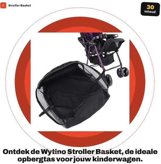 Organizzatore per Carrioli per Bambini - Resistente e Sostenibile - Tasca di Riposo - Organizzatore - Portatile - Leggero - Adatto per Molti Carrioli per Bambini
