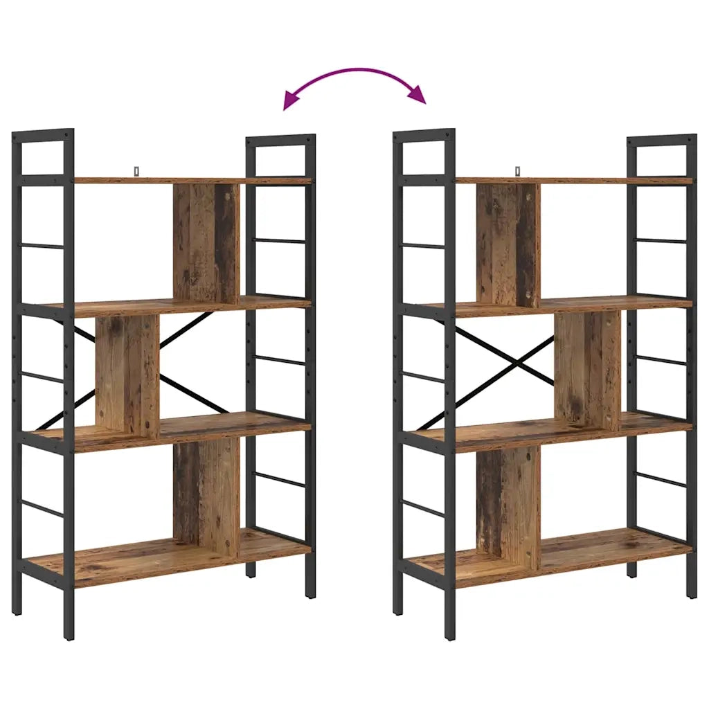 Libreria Legno vecchio 75 x 30 x 123,5 cm Legno multistrato 883968