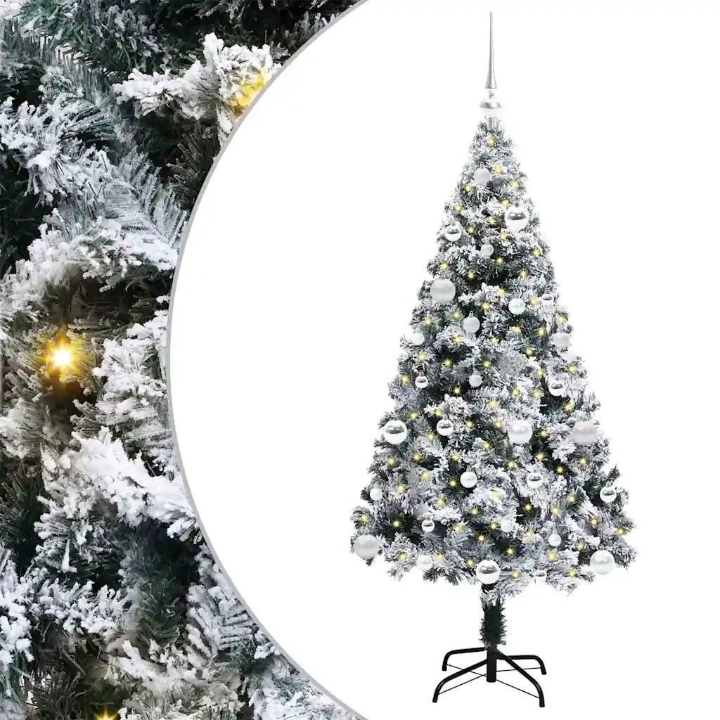 Albero di Natale artificiale con 150 LED Bianco 150 cm 3396954
