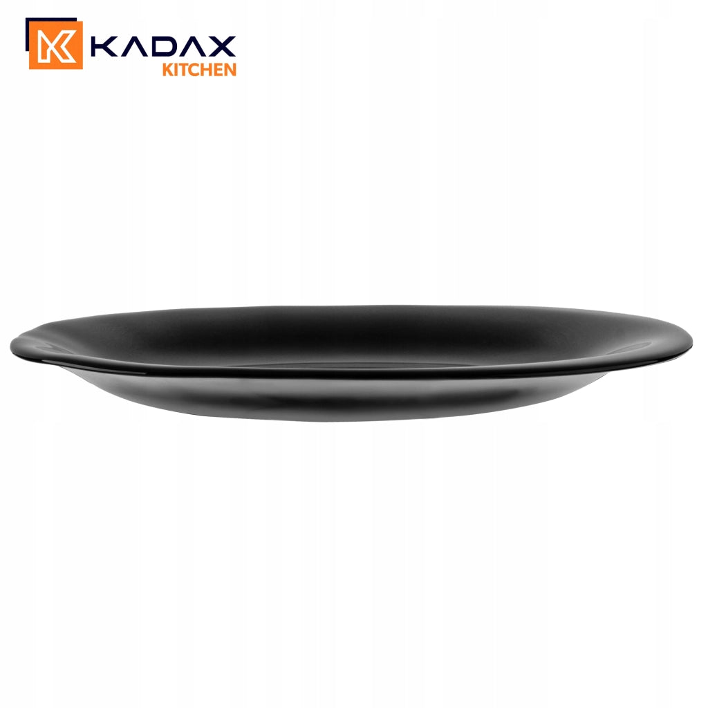 Set di 3 piatti da dessert KADAX da 21,5 cm, colore nero.