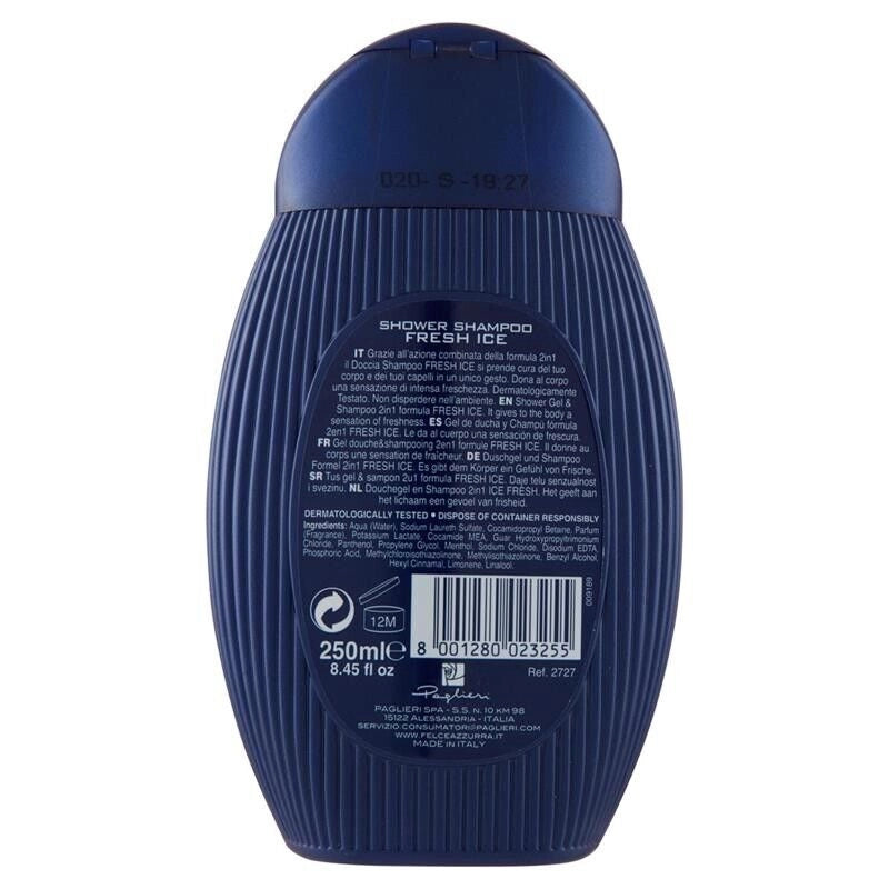FELCE AZZURRA DOCCIA SHAMPOO FRESH ICE UOMO 250 ML