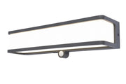 Applique esterna DOBLO grigia Lutec LED 16,5W sensori