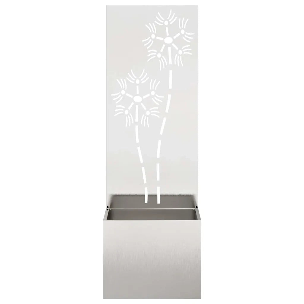 Schermo per privacy in giardino Floreale Argento 50 x 150 cm CFW6408666