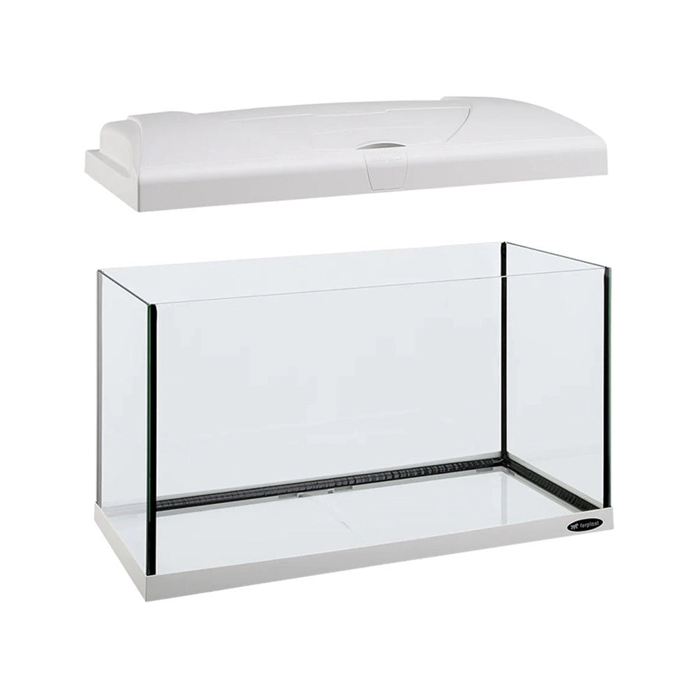 Ferplast Capri 80 LED - Acquario Completo senza Supporto Colore: Bianco
