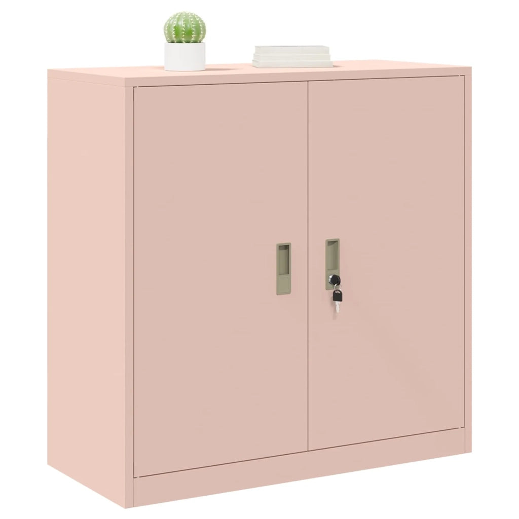 Armadio Rosa 90 x 40 x 90 cm Acciaio