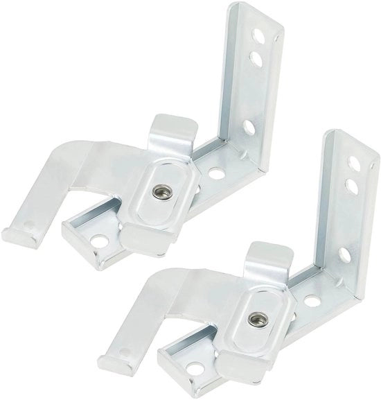 Set di 2 Scharnieri in Metallo per Tende a Velo