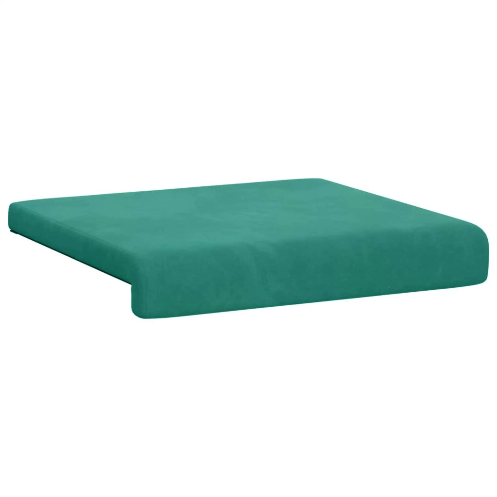Cuscino per panchina 2 pcs Velluto Turchese Profondità 35 cm 42043031