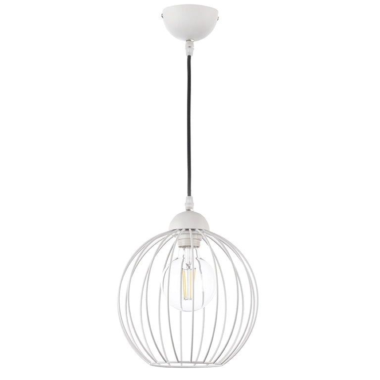 Sospensione Melone bianca 1 luce
