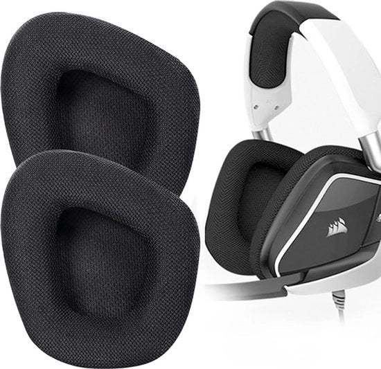 Orecchini di sostegno in mesh con schiuma di memoria per cuffie gaming