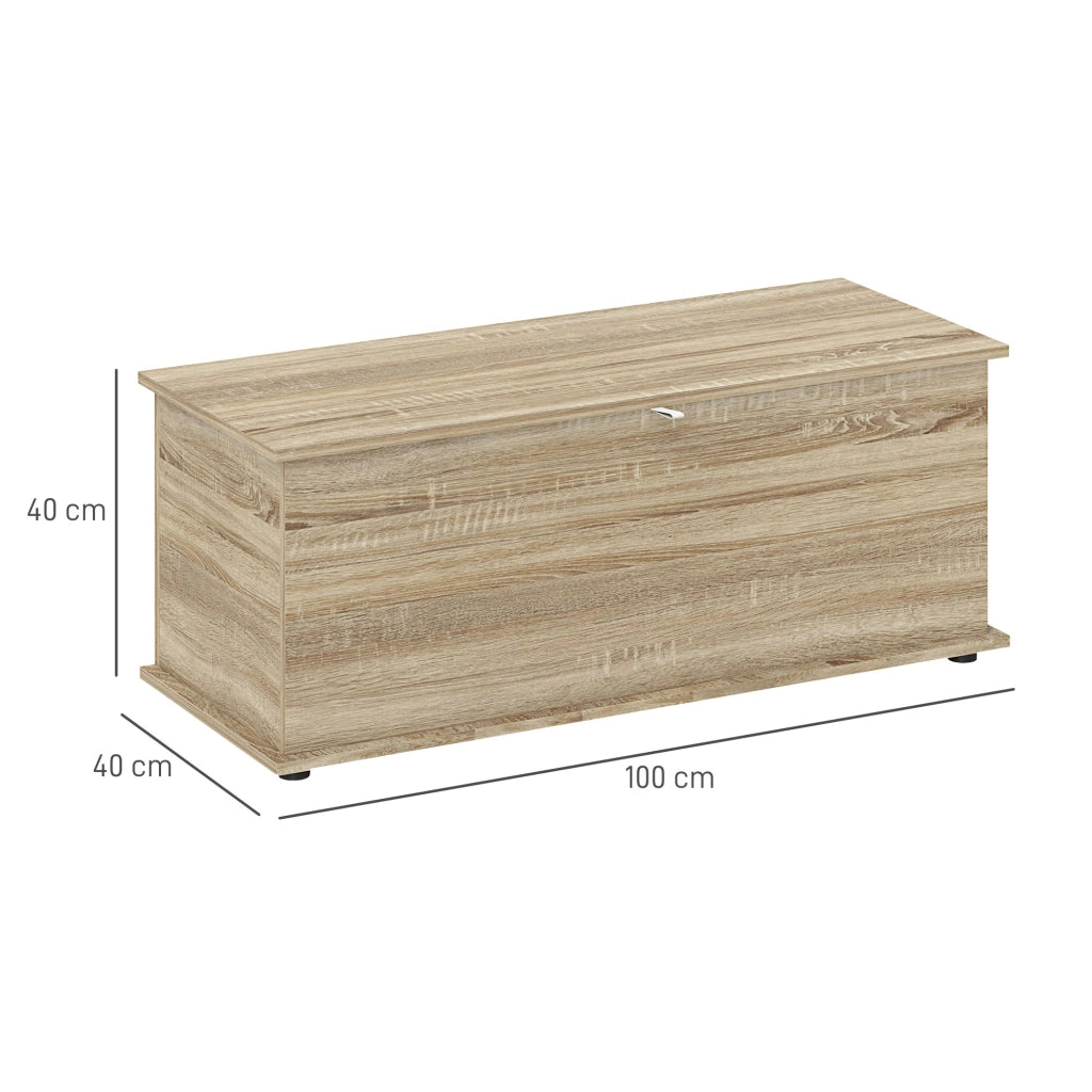 Cassettiera con coperchio ¨C zephmum ¨C 100x40x40 cm, naturale