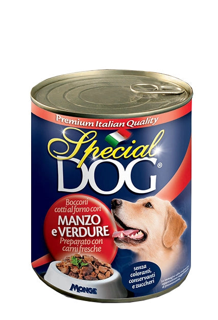 SPECIAL DOG BOCCONCINI 720 GRAMMI MANZO VERDURE