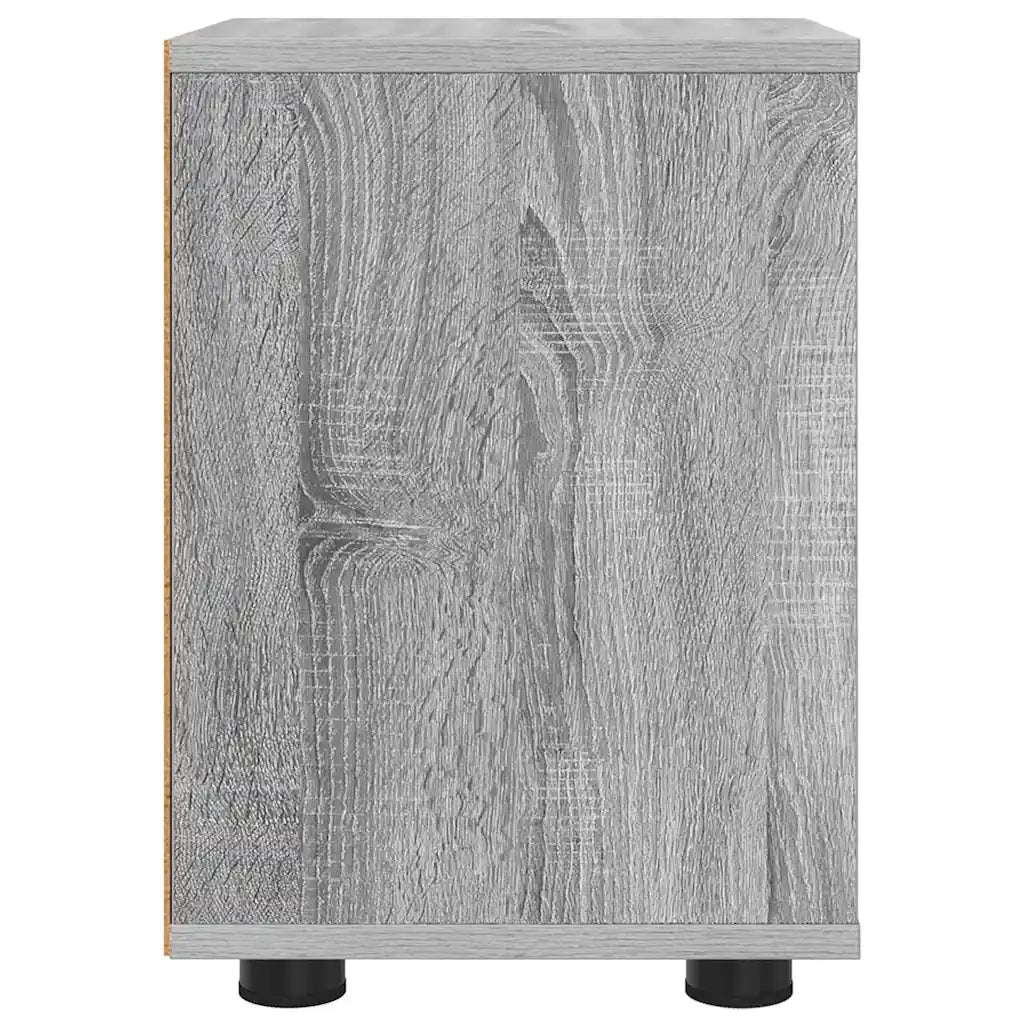 Comodini con cassetto 2 pz-Set di 2 Tavolino da notte Grigio Sonoma 30,5 x 30 x 43 cm