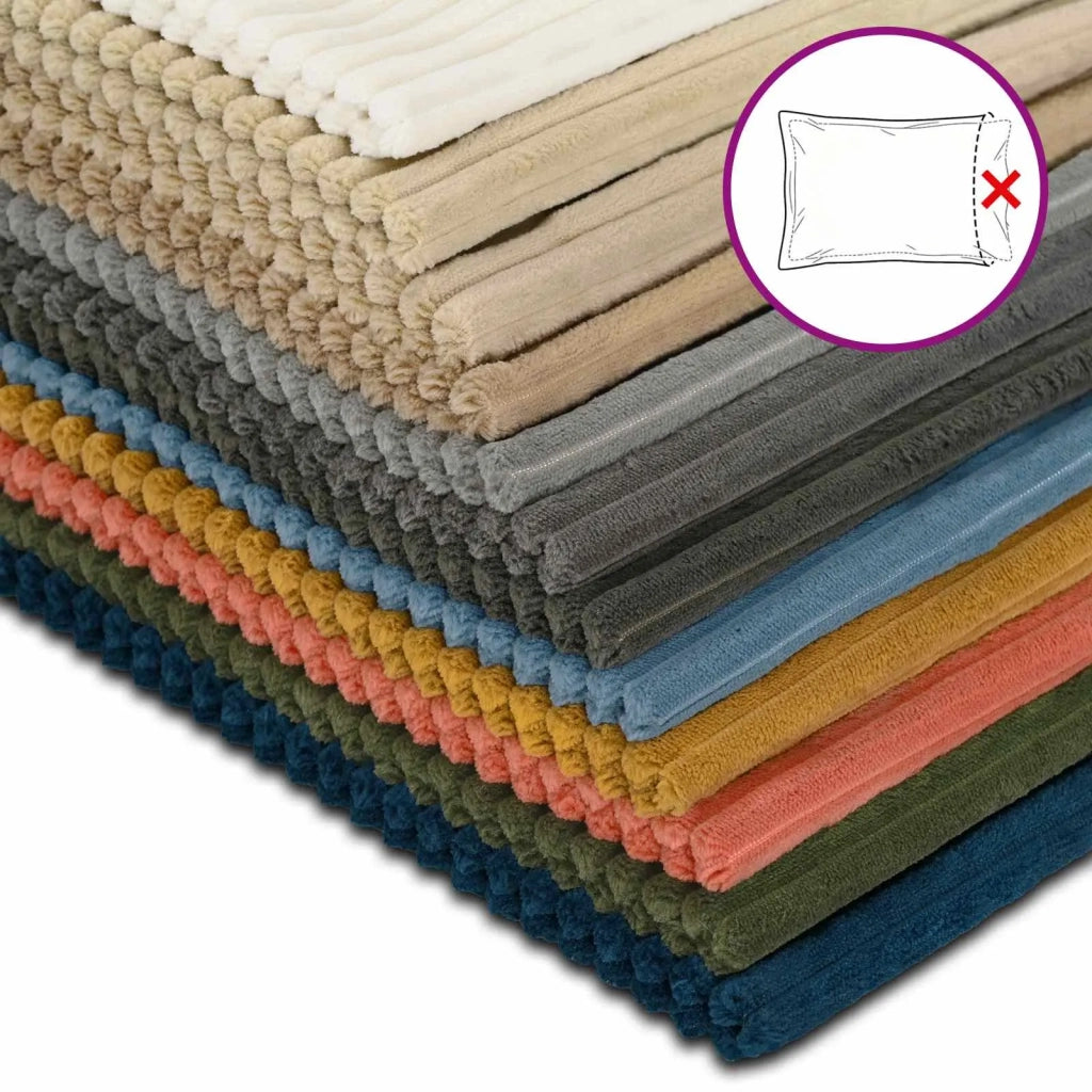 Federa 2 pcs HEERLEN Verde Ø 40 cm corduroy 922289