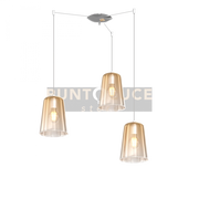 SOSPENSIONE CROMO SPOSTABILE 3 LUCI AMBRA 1164CR-S3 S-AM