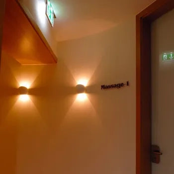 APPLIQUE IN GESSO LAMPADA A PARETE MODERNO PER LAMPADINE LED