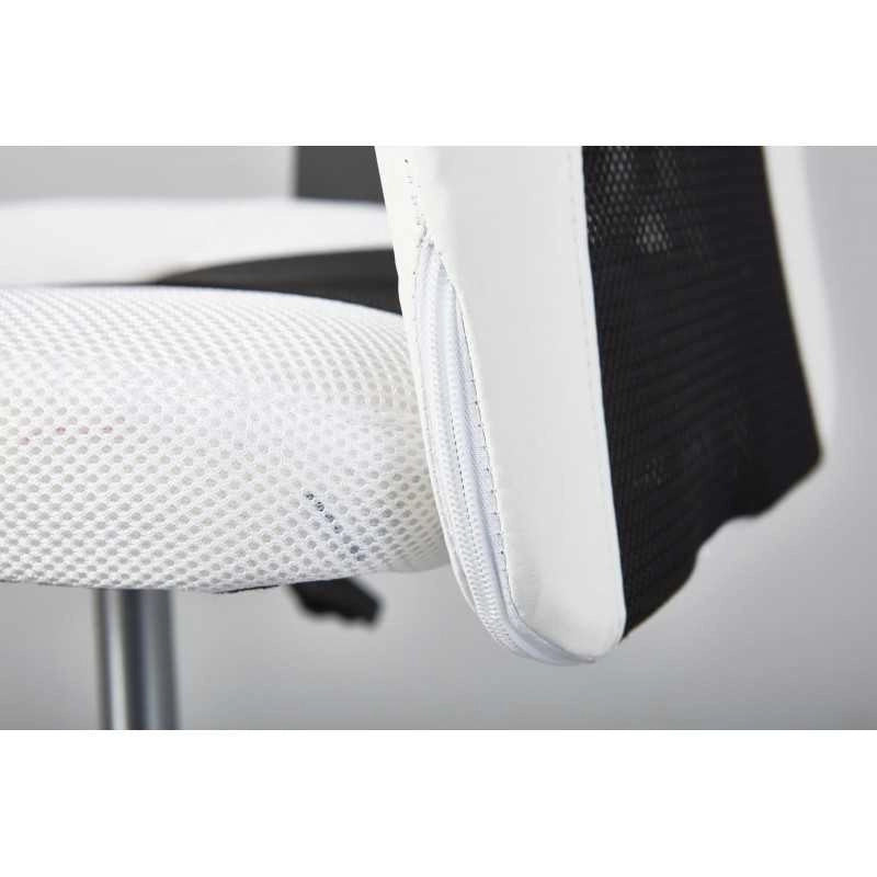 Poltroncina ufficio Inter Link con braccioli con ruote Grigio
