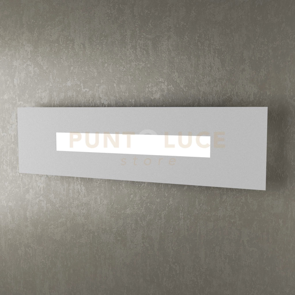 WALLY APPLIQUE-PLAFONIERA 60 CM. 1 LUCE GRIGIO 1138-60-GR