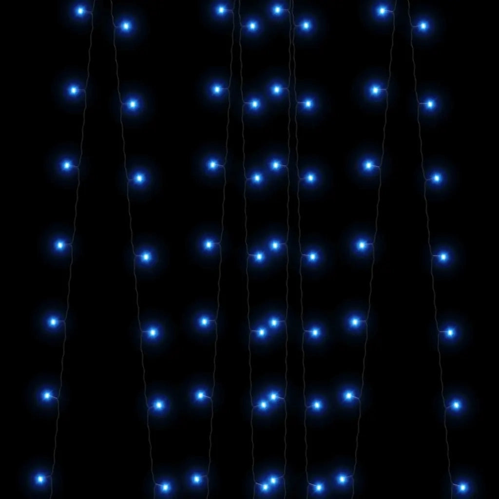 Luci Solari Fatate 2 pz 2x200 LED Blu Interni Esterni 328949