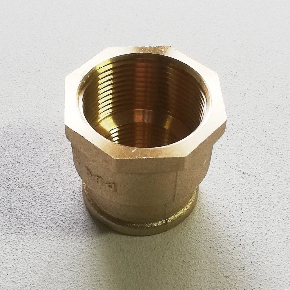 Manicotto ridotto da 3/4'' x 1/2''ff in ottone