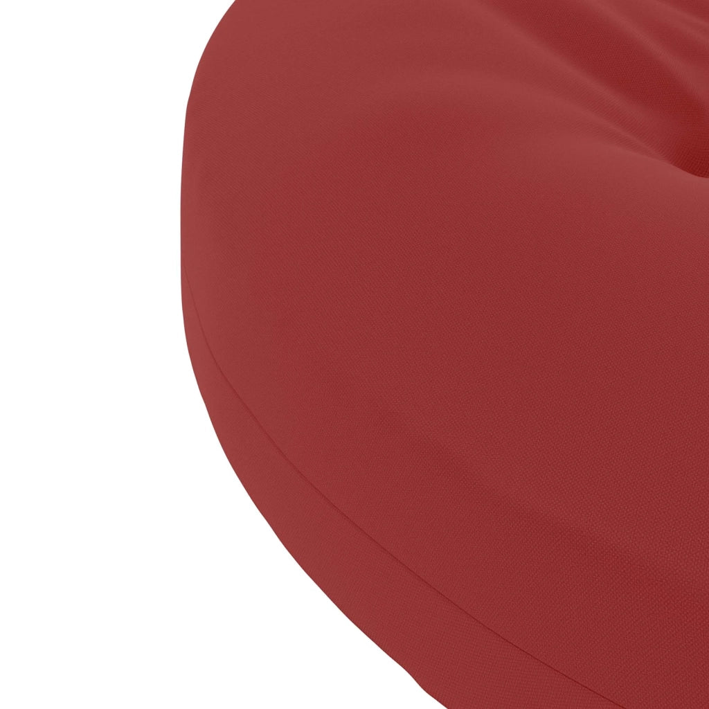 Cuscini per Sedia in 4 Pezzi 4 pz 100% Poliestere Rosso Vino 945338