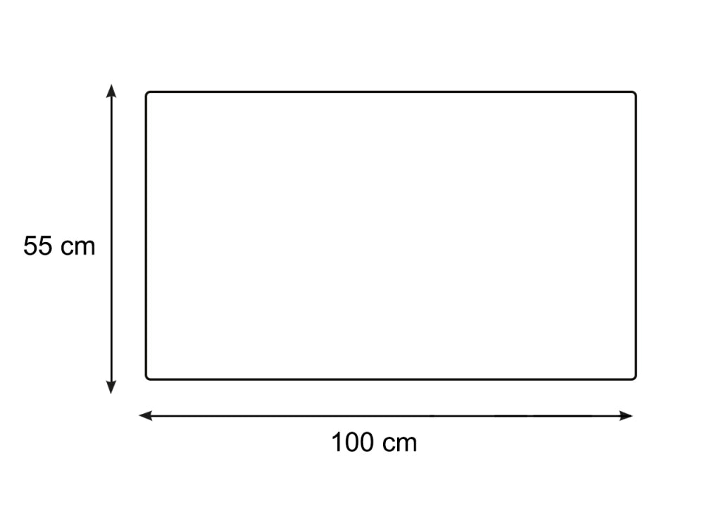 Tappeto Casa Bagno Cotone Spugna Morbida Tinta Unita Antiscivolo Sirio Mediterraneo - 55x100 - Mediterraneo