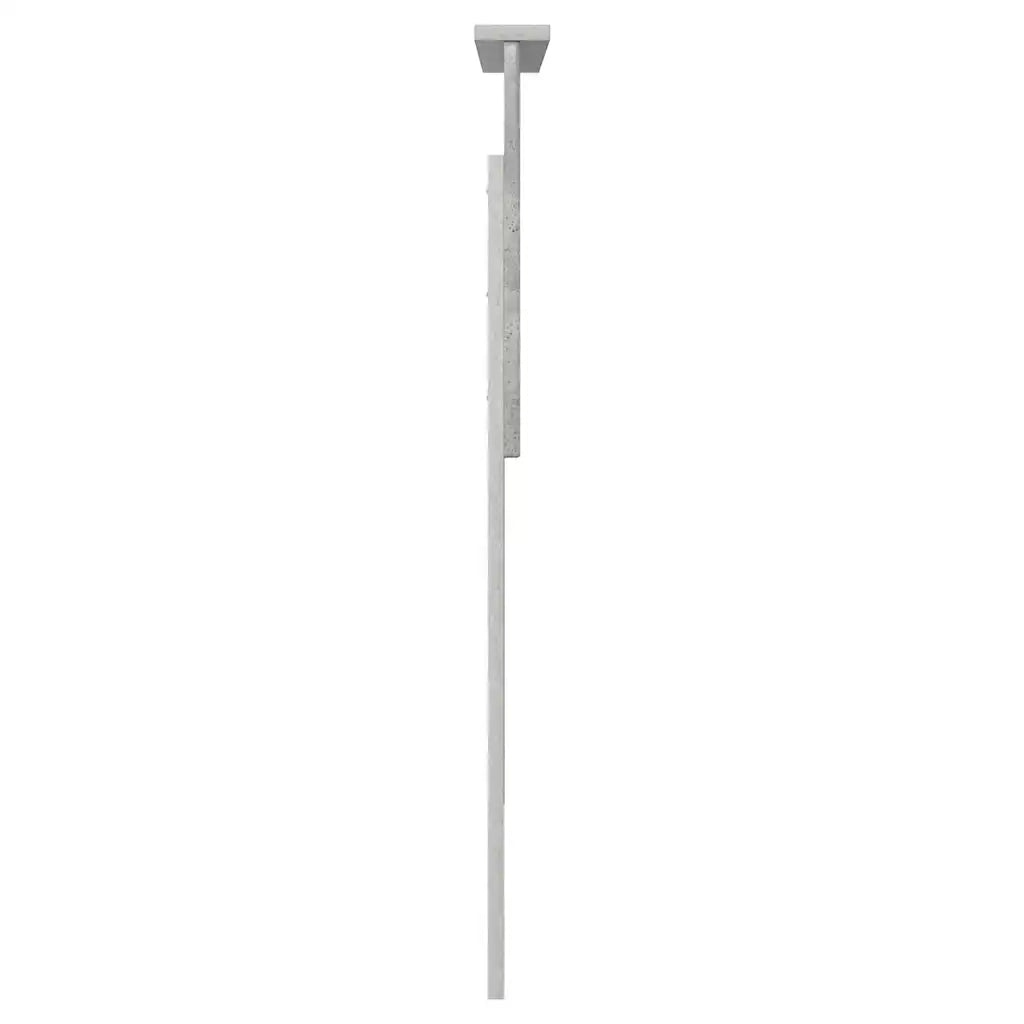 Testiera-Testata-Testiera Decorativa Grigio cemento 100 cm Legno multistrato 939291
