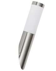 Applique esterna torcia 1 luce SU-MA Inox argento E27 IP44