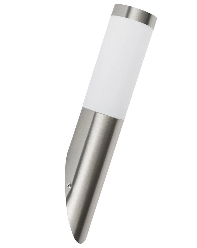 Applique esterna torcia 1 luce SU-MA Inox argento E27 IP44