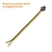 Alcapower Connettore per Strisce LED COB 24V DIGITAL Cavo di Giunzione Rapida per Controller e Strip LED Programmabili Serie Alcapower Professional