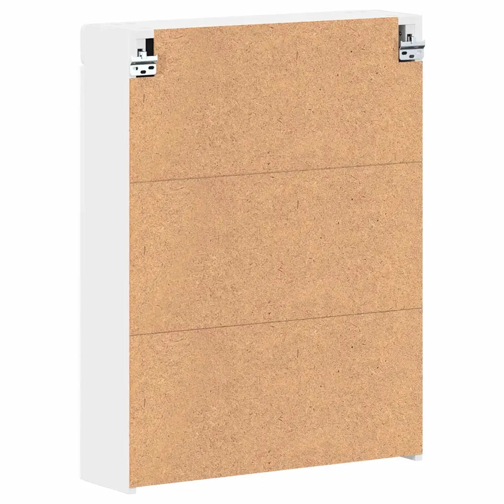Mobiletto per specchio da Bagno | Armadio da bagno TULUM Bianco 60 x 16,5 x 78 cm
