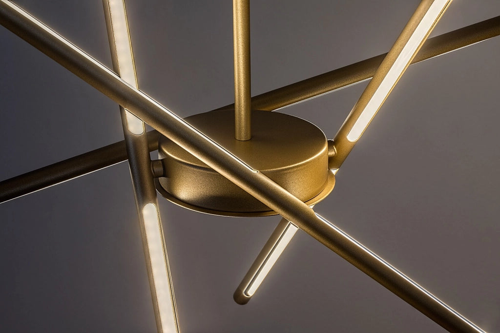 Lampada sospensione Rabalux Henli2 LED 40W oro 3000K