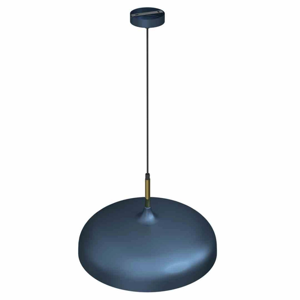 Lampada a sospensione Milagro Lincoln MLP7901 blu oro