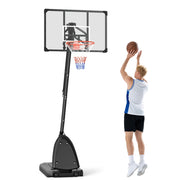 Supporto Basket Regolabile 2.3-2.9m ¨C Minimal ¨C Rosso Nero
