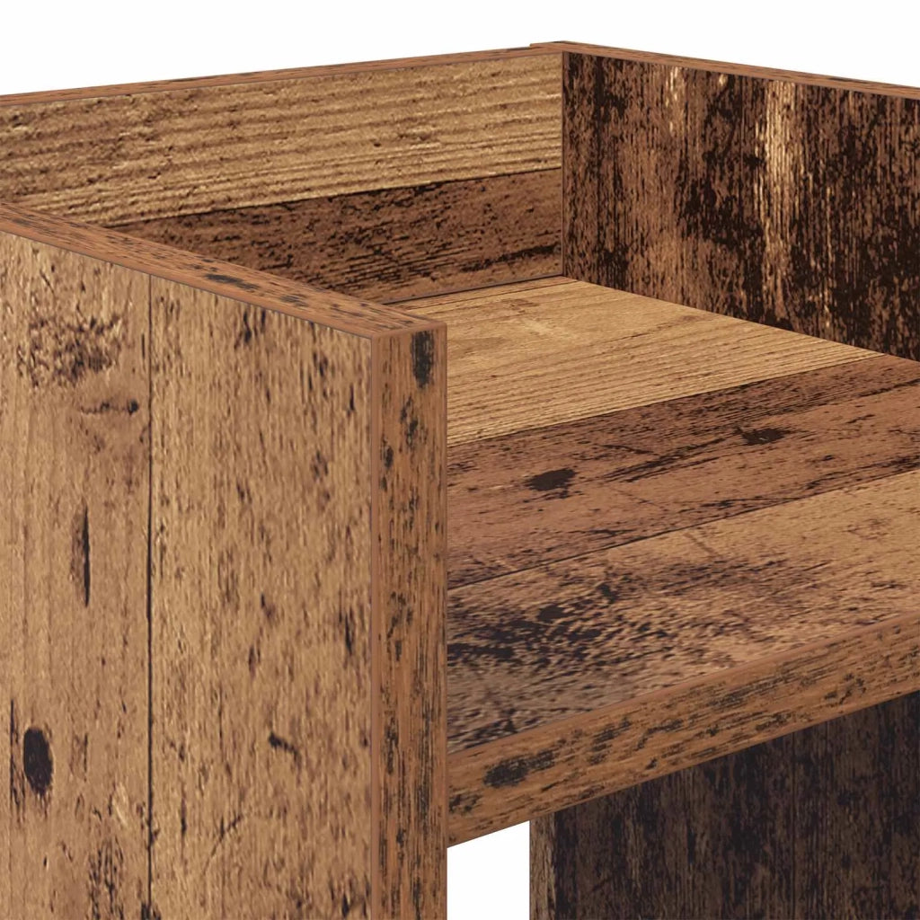 Supporto per piante 2 pcs Legno vecchio 30 x 30 x 80 cm 899591