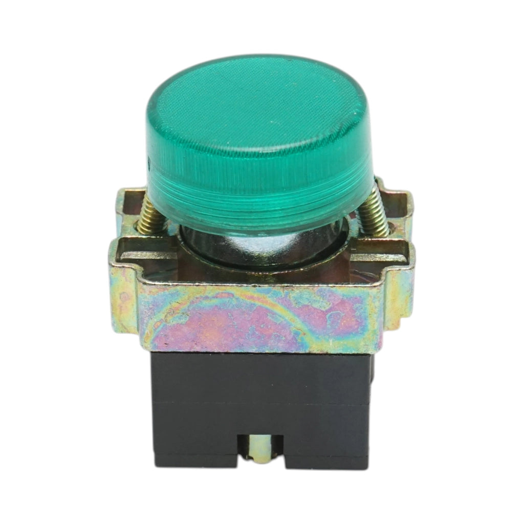 Pulsante indicatore LED verde 220V LAY5 Breckner Germany