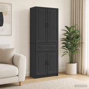 Set di armadi 2 pz Nero Legno ingegnerizzato 3416989