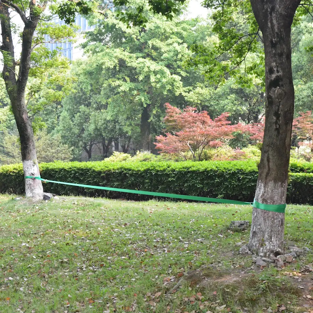 Slackline 15 m x 50 mm 150 kg Verde 142666