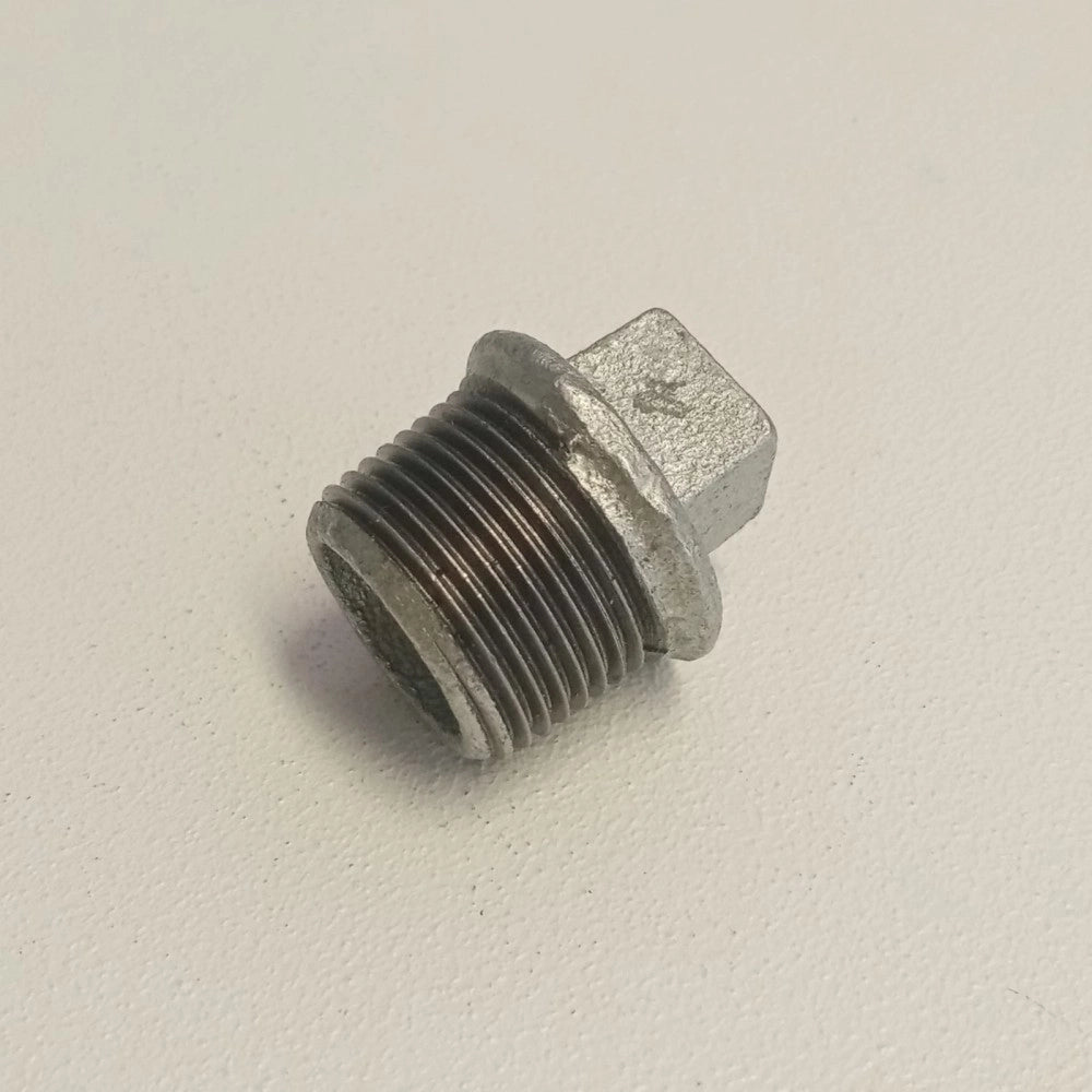 Raccordo m 2 tappo di ghisa zincata malleabile