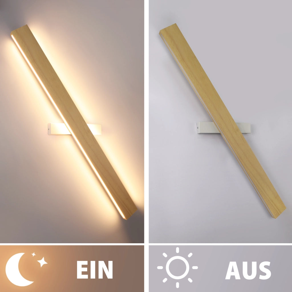 ZMH Lampada da parete a LED per interni da 100cm e 36W moderna con design su e giù per corridoio